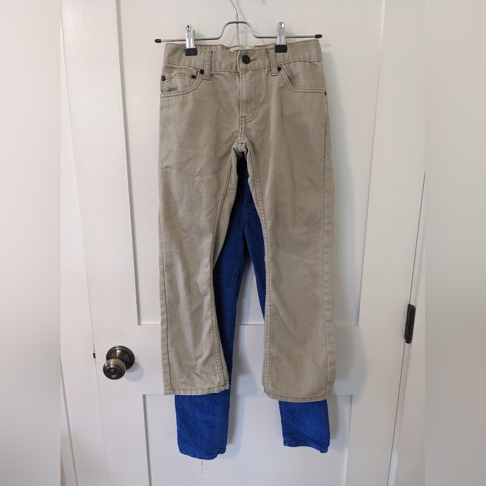 Boys Size 8 Pants Bundle - Levi's & J Crew Corduroy